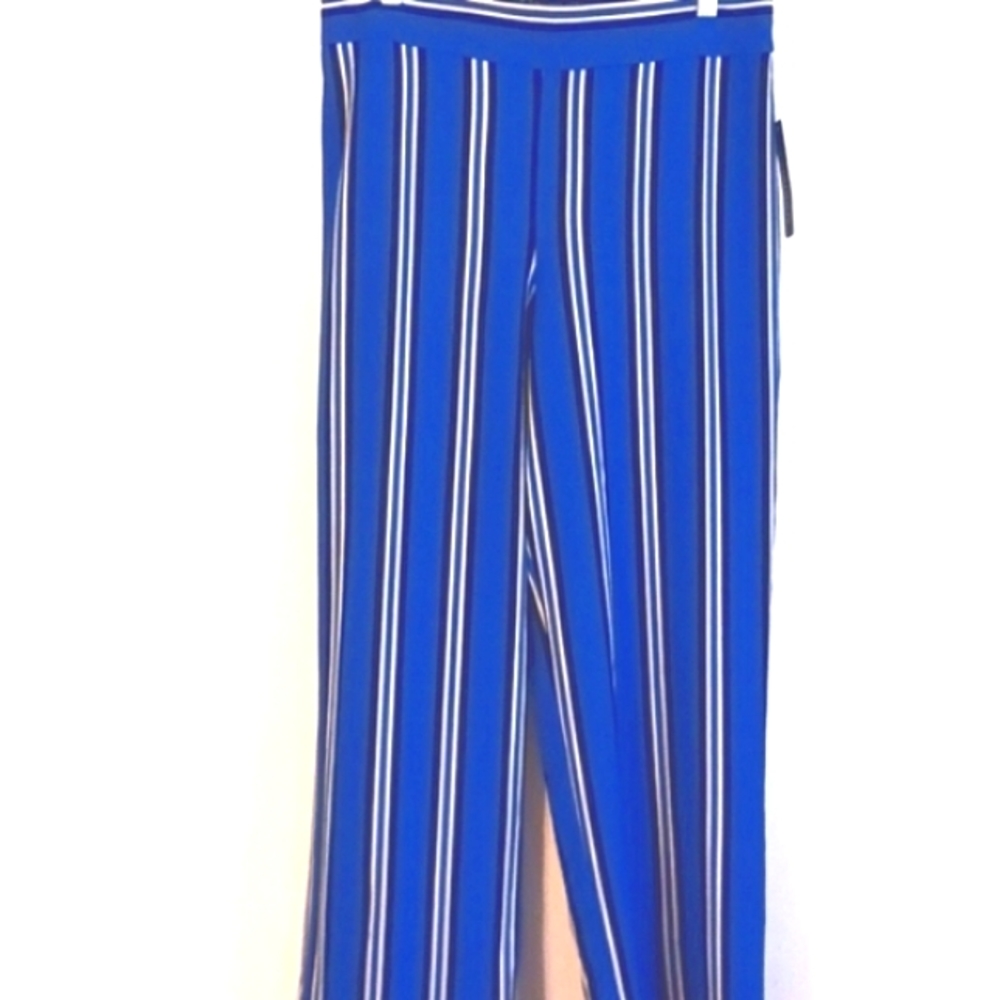 Flirtatious Bold Stripe Pull On Pants in Size Large  (NWT)
